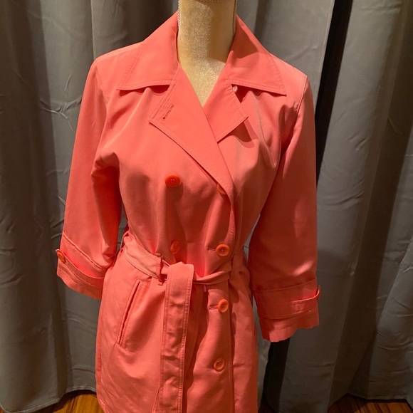 1 Madison Jackets & Blazers - Coral trench coat by  1 Madison.